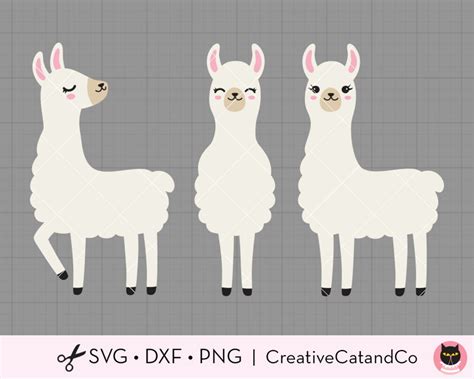Download Free SVG Llama Clipart. Instant Download Printable. Set of 15 digital
llama Cricut SVG